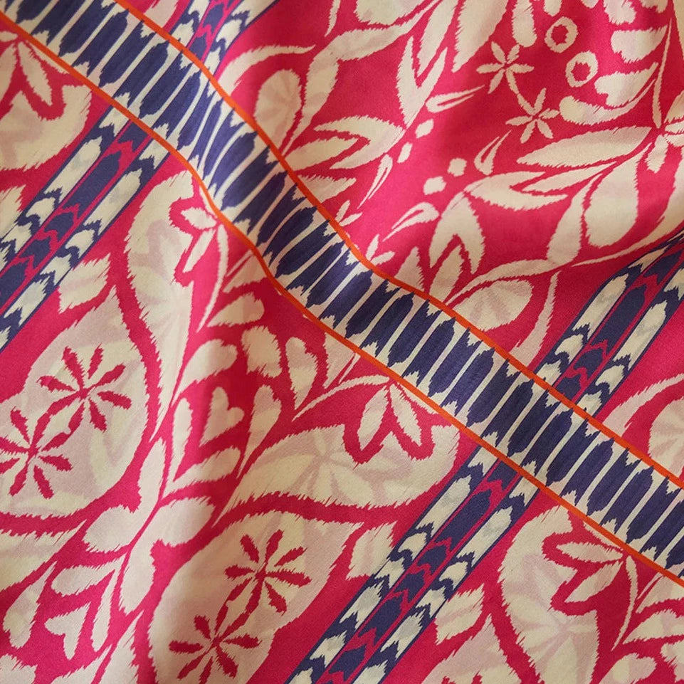 Foulard en soie 70 Meilleur Ami vue motif