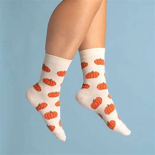 Chaussette citrouille