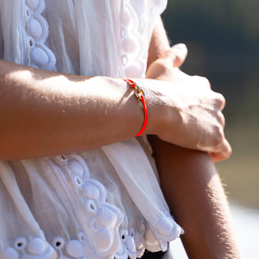 double maillon or orange fluo