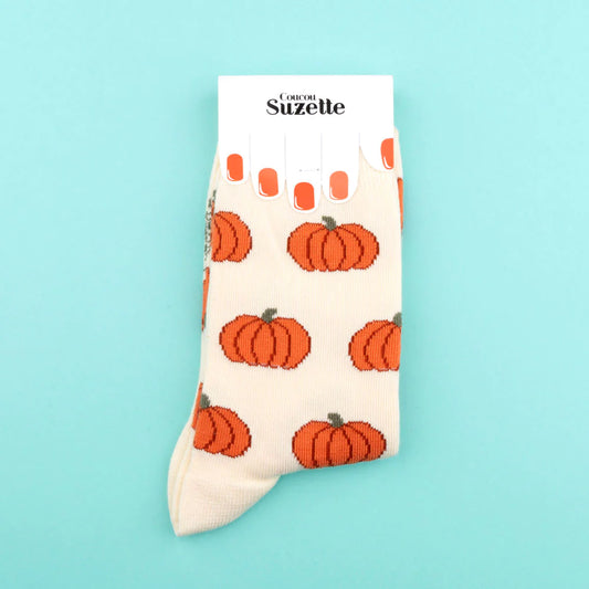 Chaussette citrouille