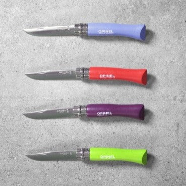 Couteau n°07 aubergine - Opinel - Le Bazar Français vue 5