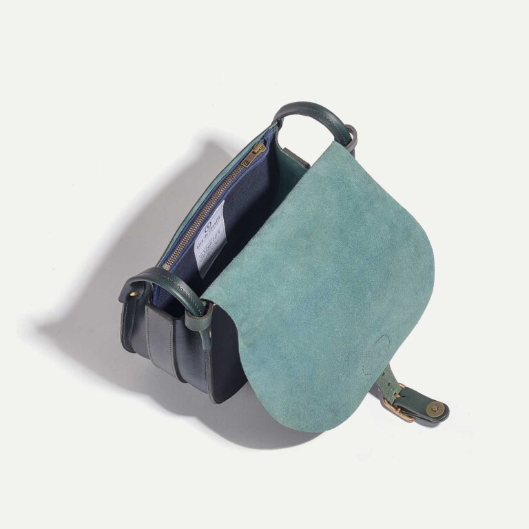 Gibecière Diane L bleu paon, Bleu de Chauffe, vue 4
