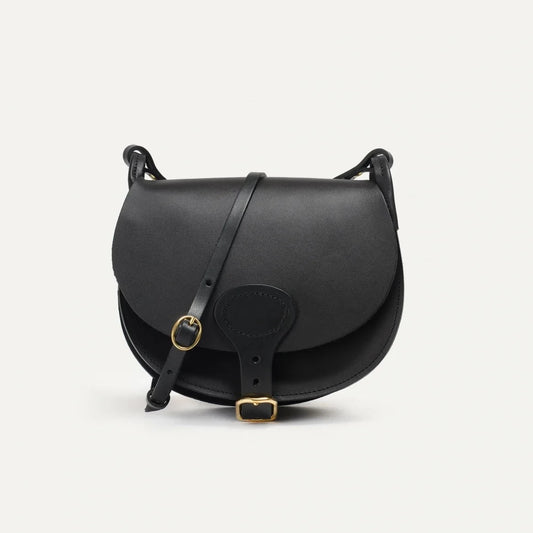 Gibecière Diane M noir, Bleu de Chauffe, vue 1