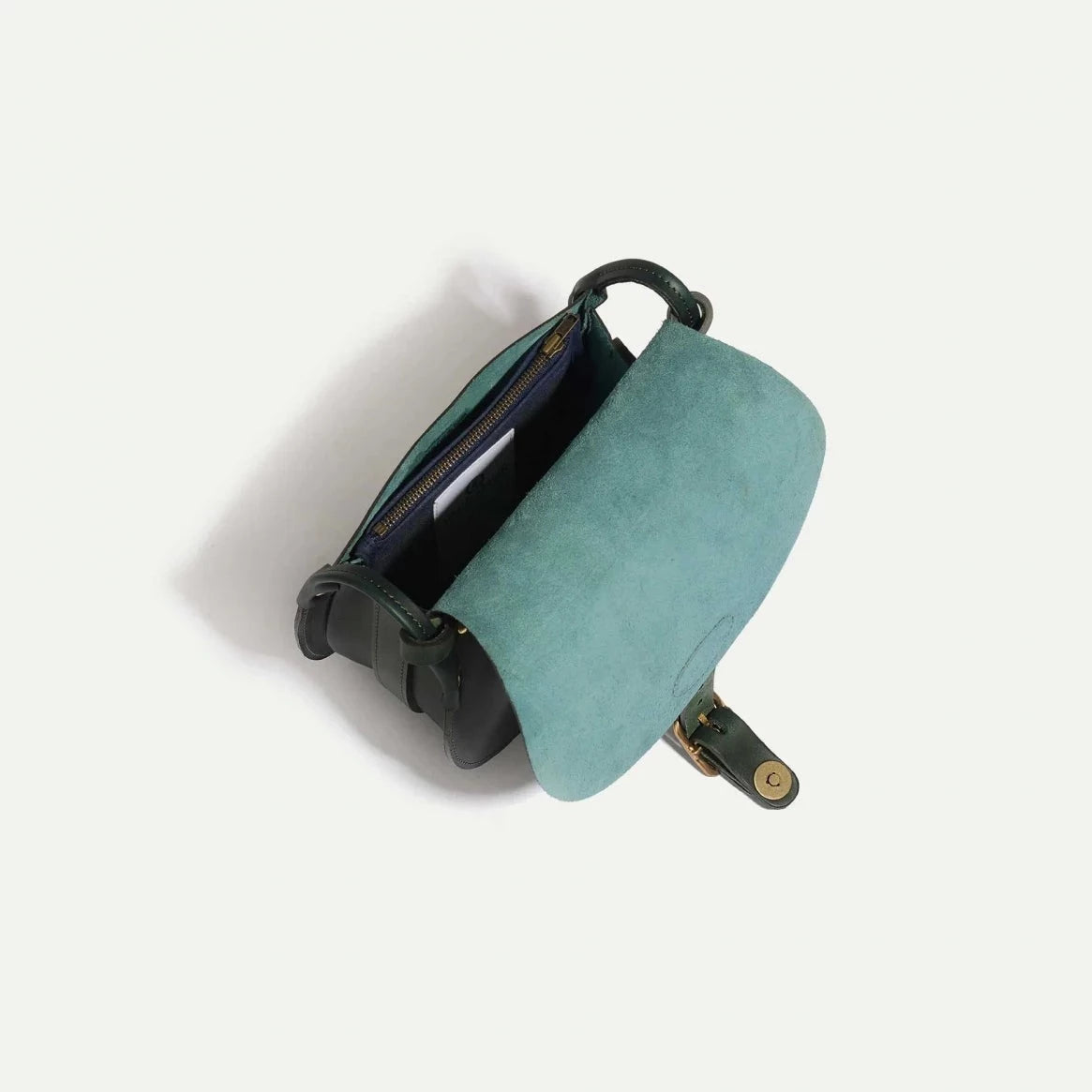 Gibecière Diane M vert, Bleu de Chauffe, vue 4