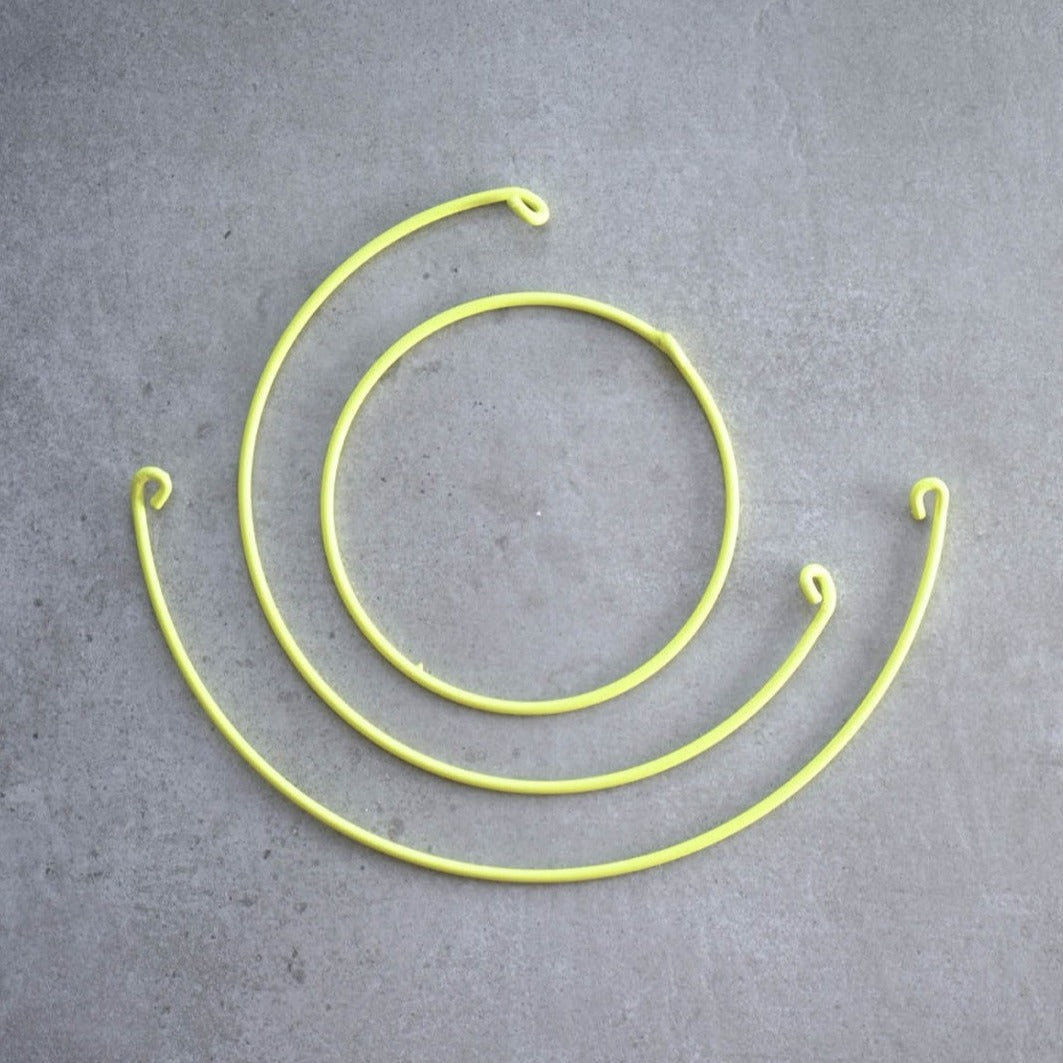 Jeu de trois patères arcs jaunes - Adónde vue 2