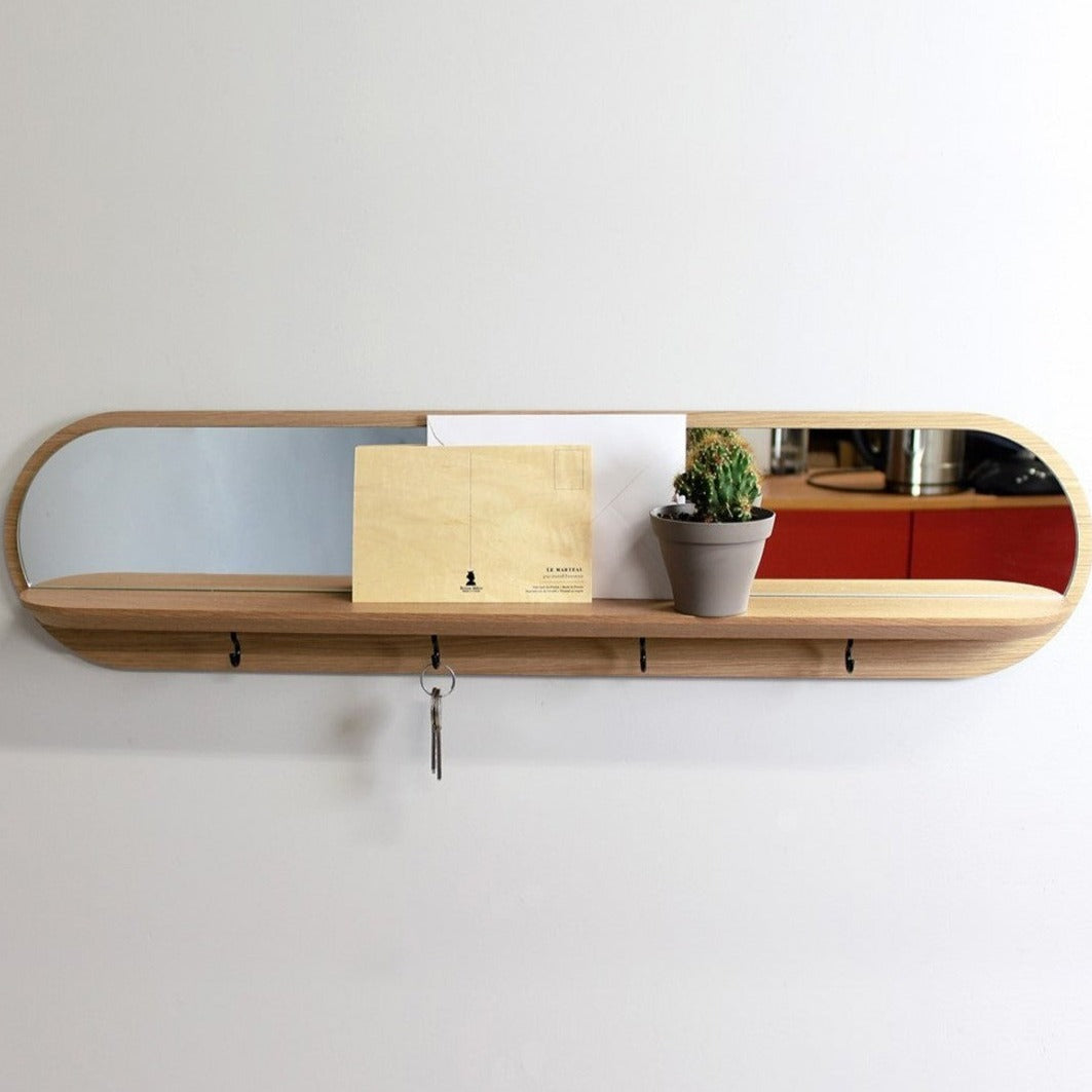 Miroir et vide poche mural Moonlight - Reine Mère vue 2