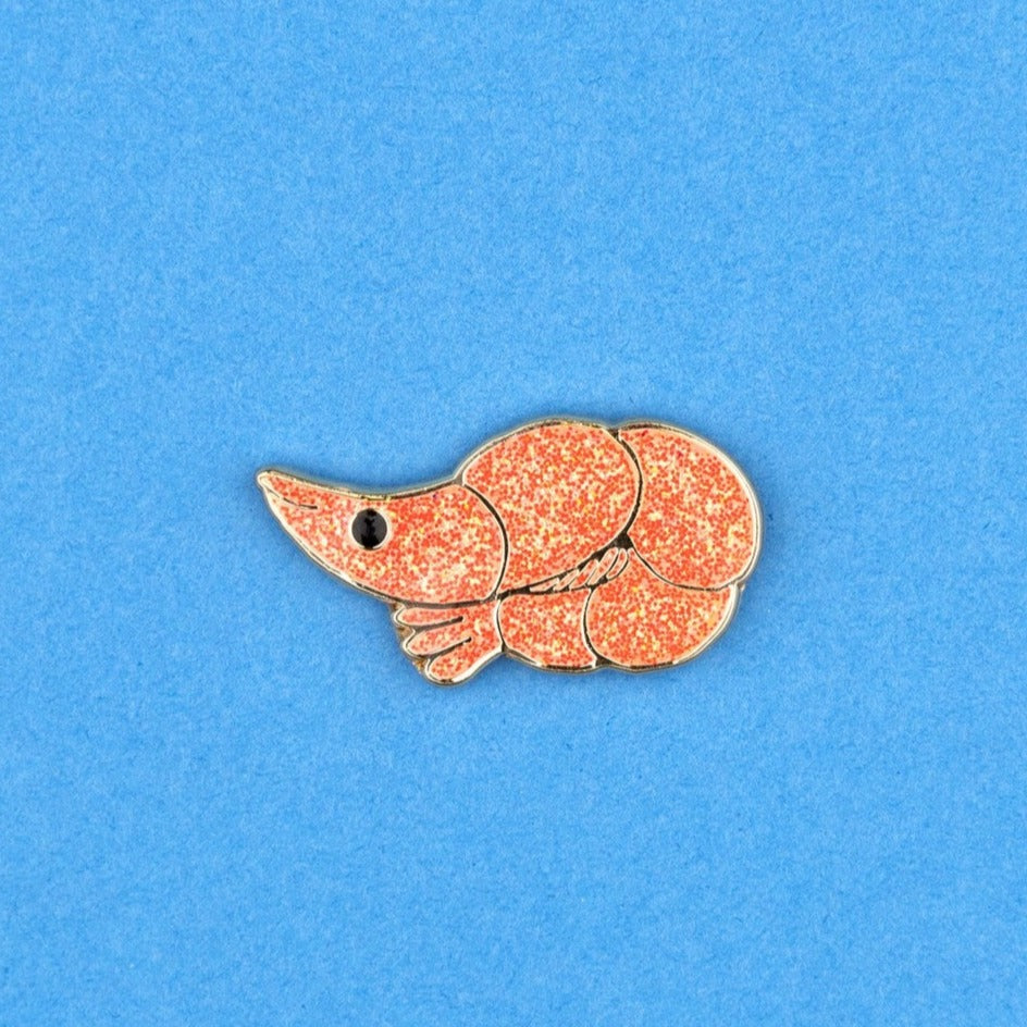 Pin's Crevette, Coucou Suzette, vue 2