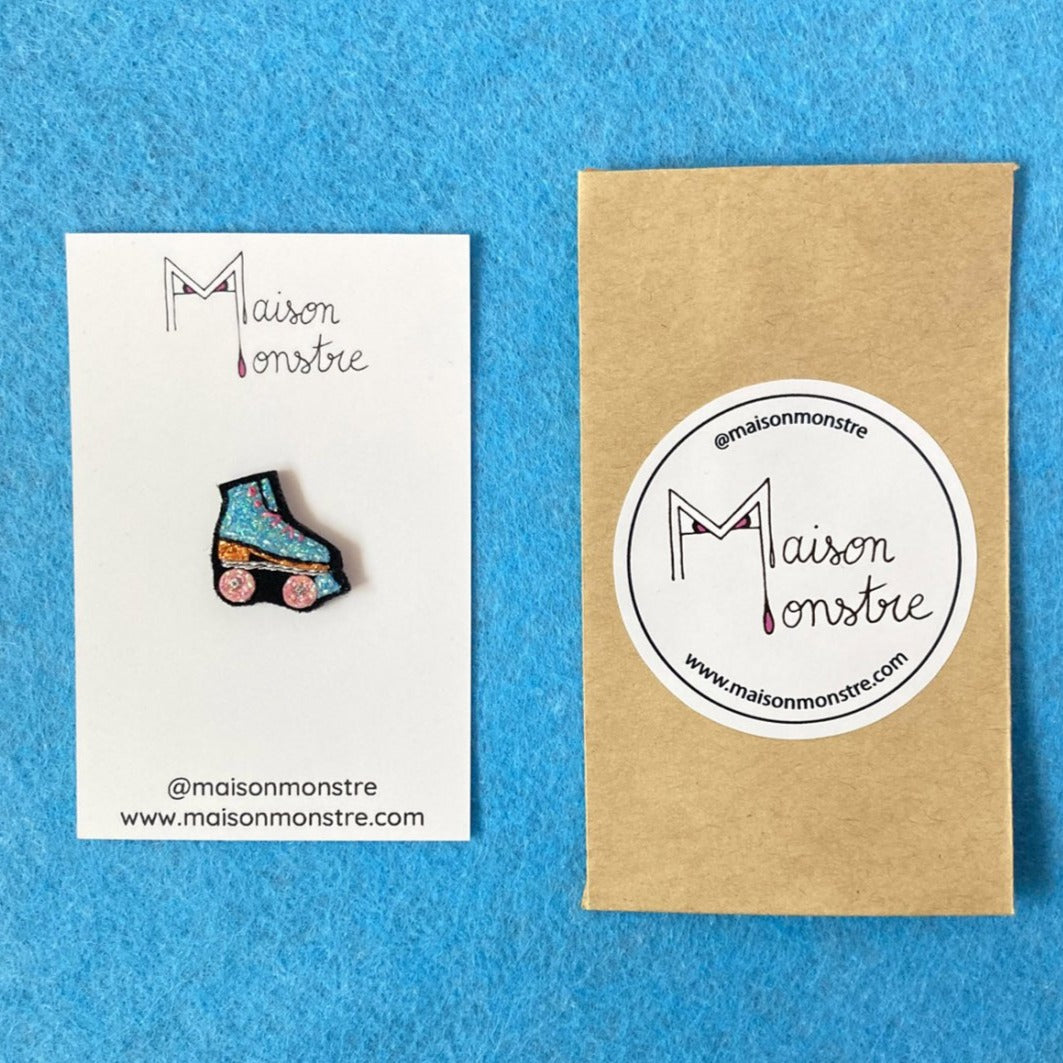 Pin's pizza Maison Monstre vue packaging