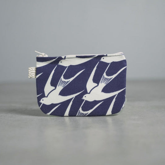 Porte-monnaie Hirondelles - Mauricette vue 1