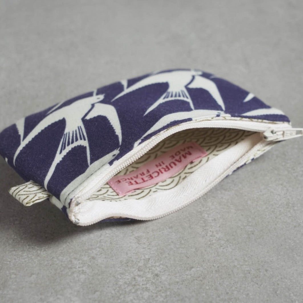 Porte-monnaie Hirondelles - Mauricette vue 3