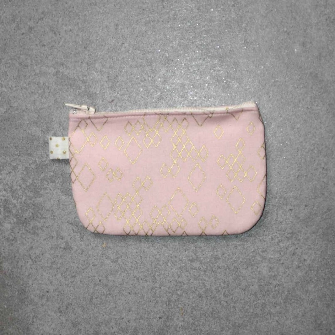 Porte-monnaie Losange doré - Mauricette vue 1