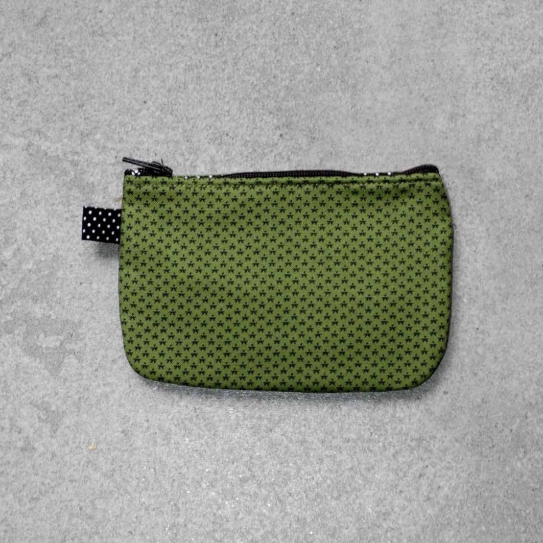 Porte-monnaie vert sapin - Mauricette vue 1