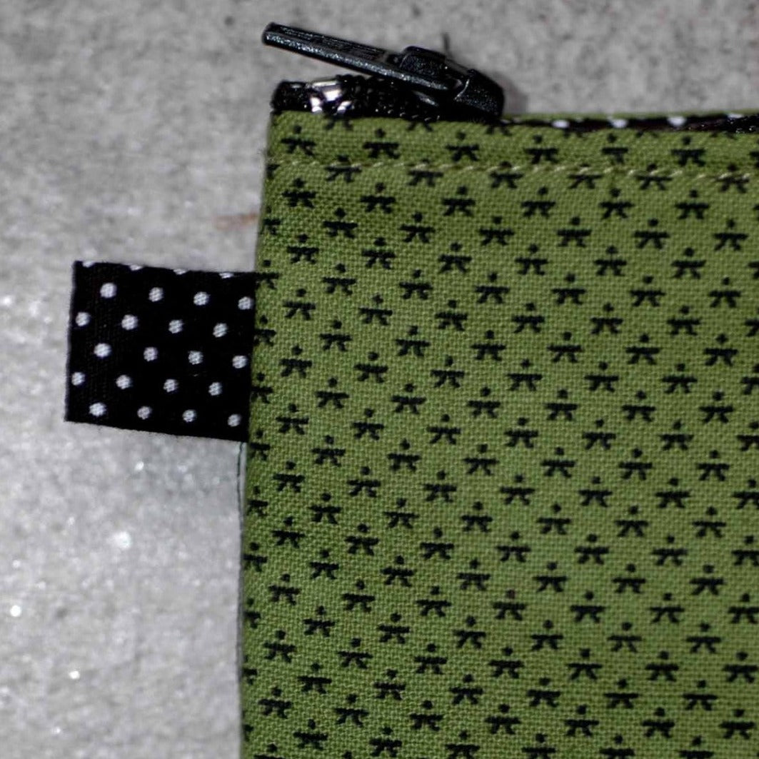 Porte-monnaie vert sapin - Mauricette vue 2