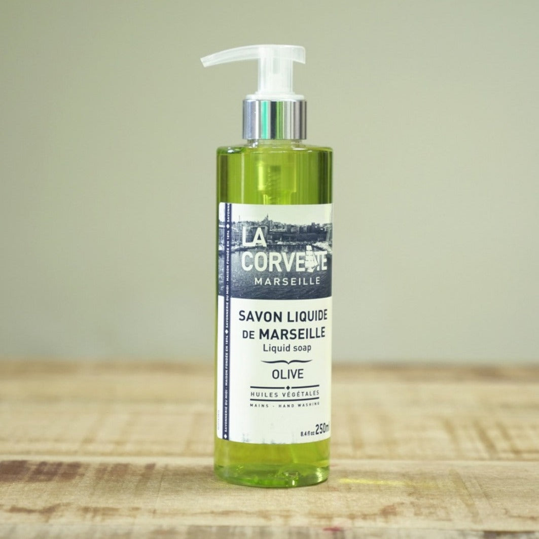 Savon de marseille liquide olive - La Corvette vue 1