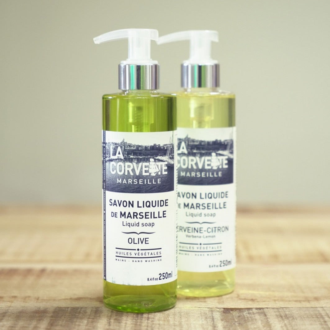Savon de marseille liquide olive - La Corvette vue 2