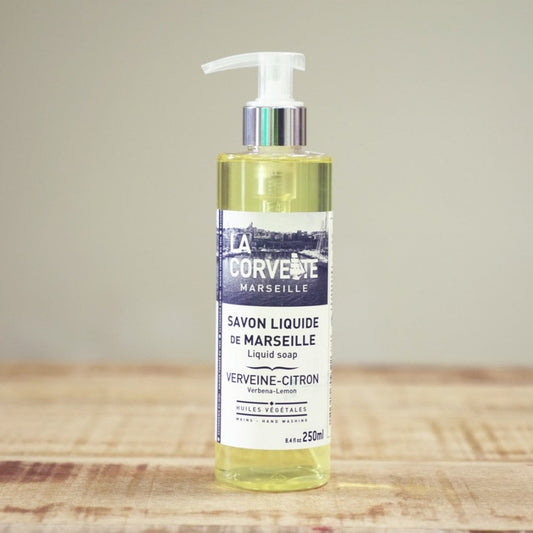 Savon de marseille liquide verveine - La Corvette vue 1