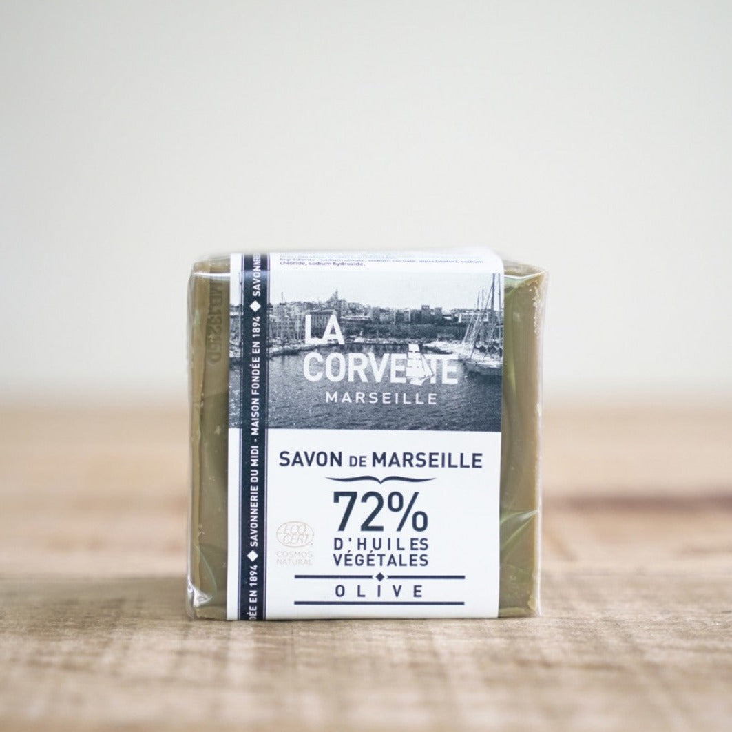 Savon de marseille olive 300g - La Corvette vue 1