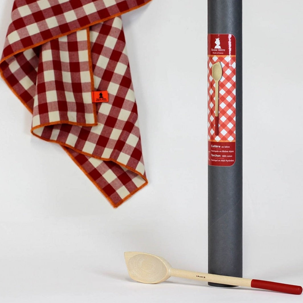 Torchon et cuillère en bois - Reine Mère vue 1