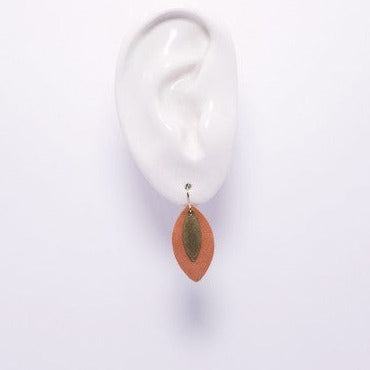 Boucles d’oreilles Talitha tangerine Clémence Cabanes-1