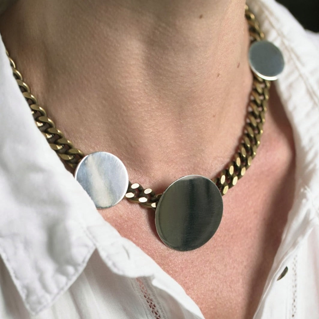 Collier Polka Dots Adeline Cacheux porté