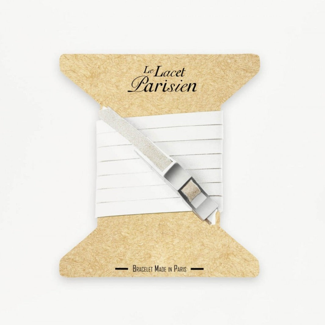 Lacet Parisien Gustave blanc - Ursul - vue 1