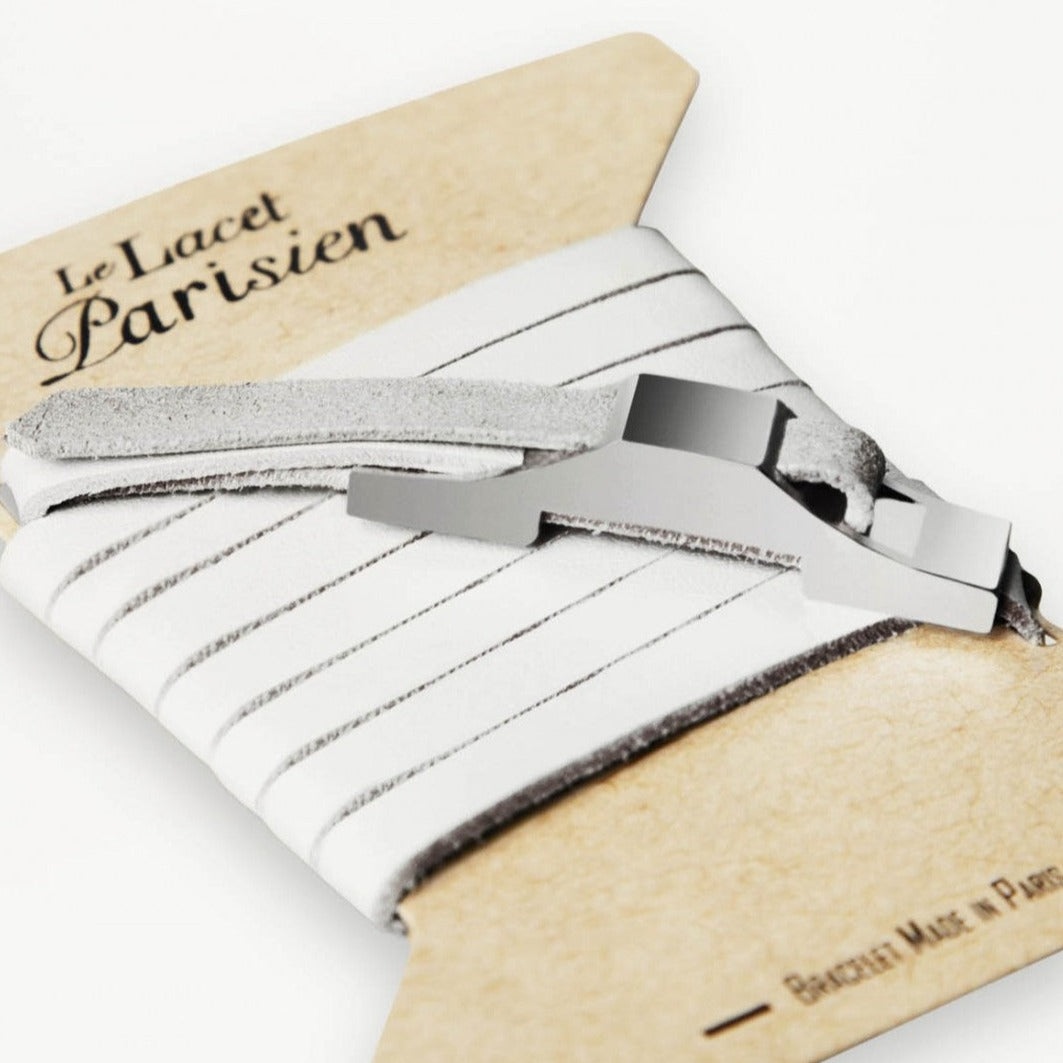 Lacet Parisien Gustave blanc - Ursul - vue 3