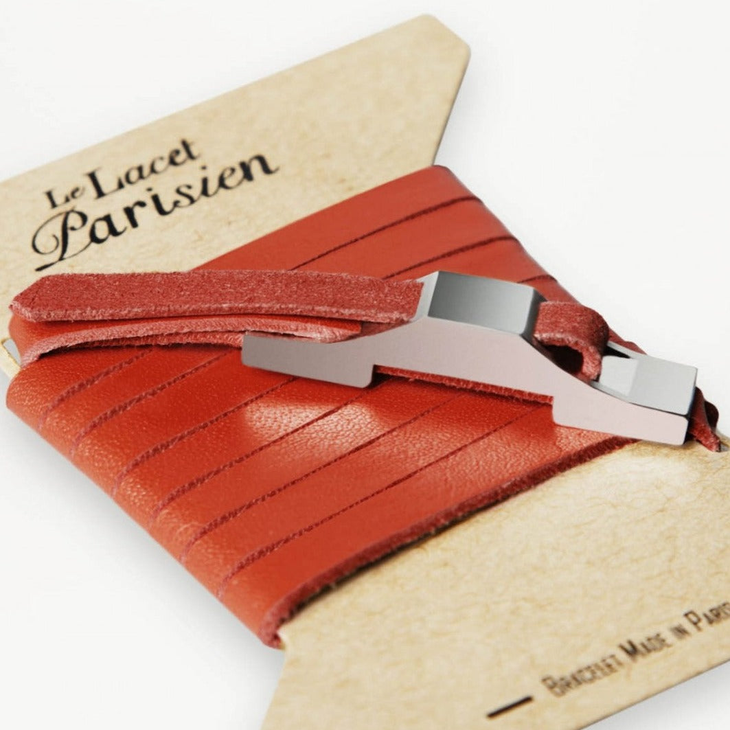 Lacet Parisien Gustave rouge - Ursul - vue 2