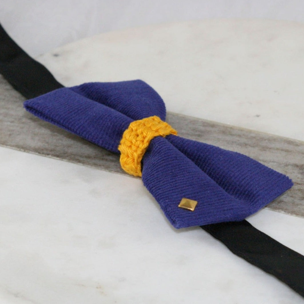 Nœud papillon Tarija Majorelle Acrochet’Moi vue 2