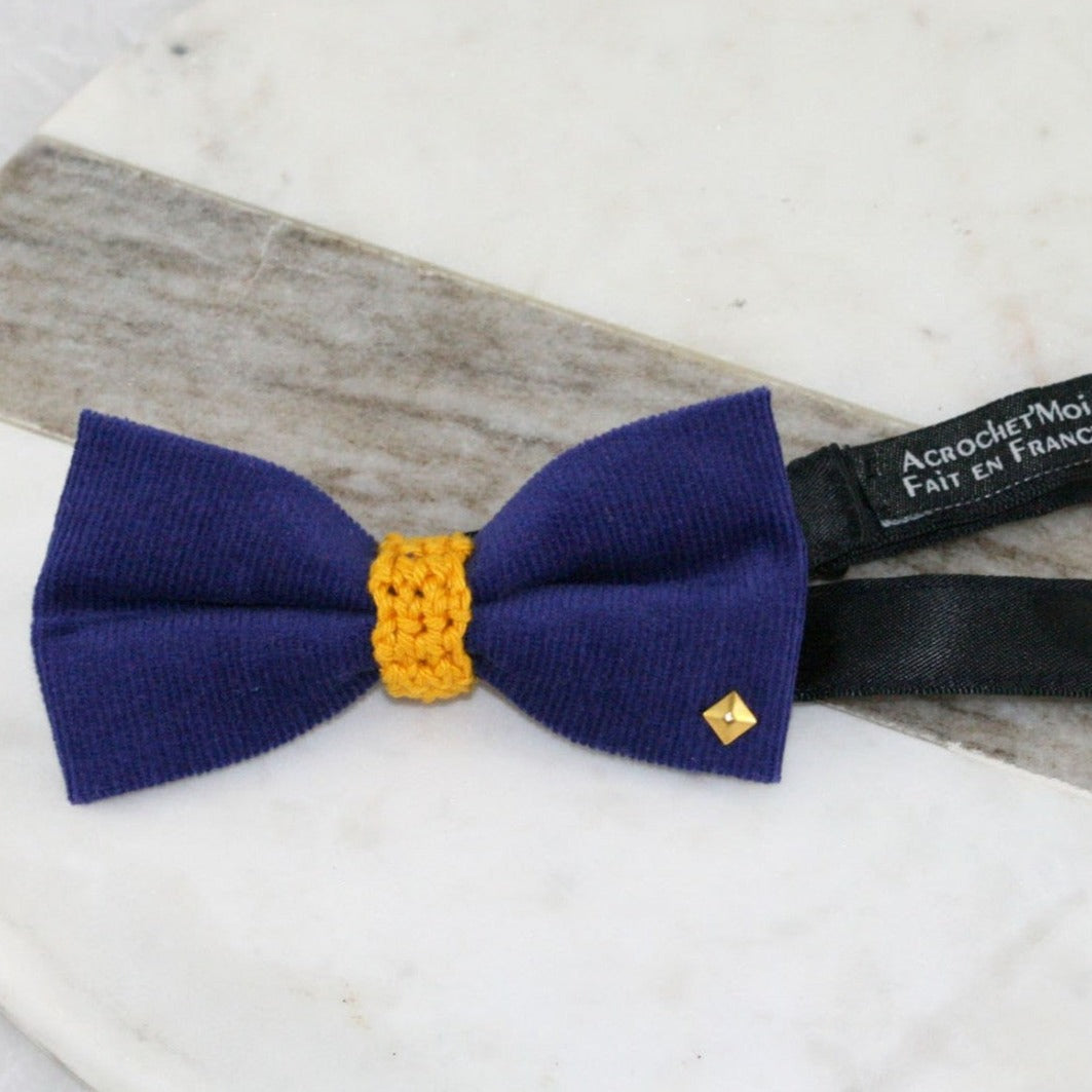 Nœud papillon Tarija Majorelle Acrochet’Moi vue 3