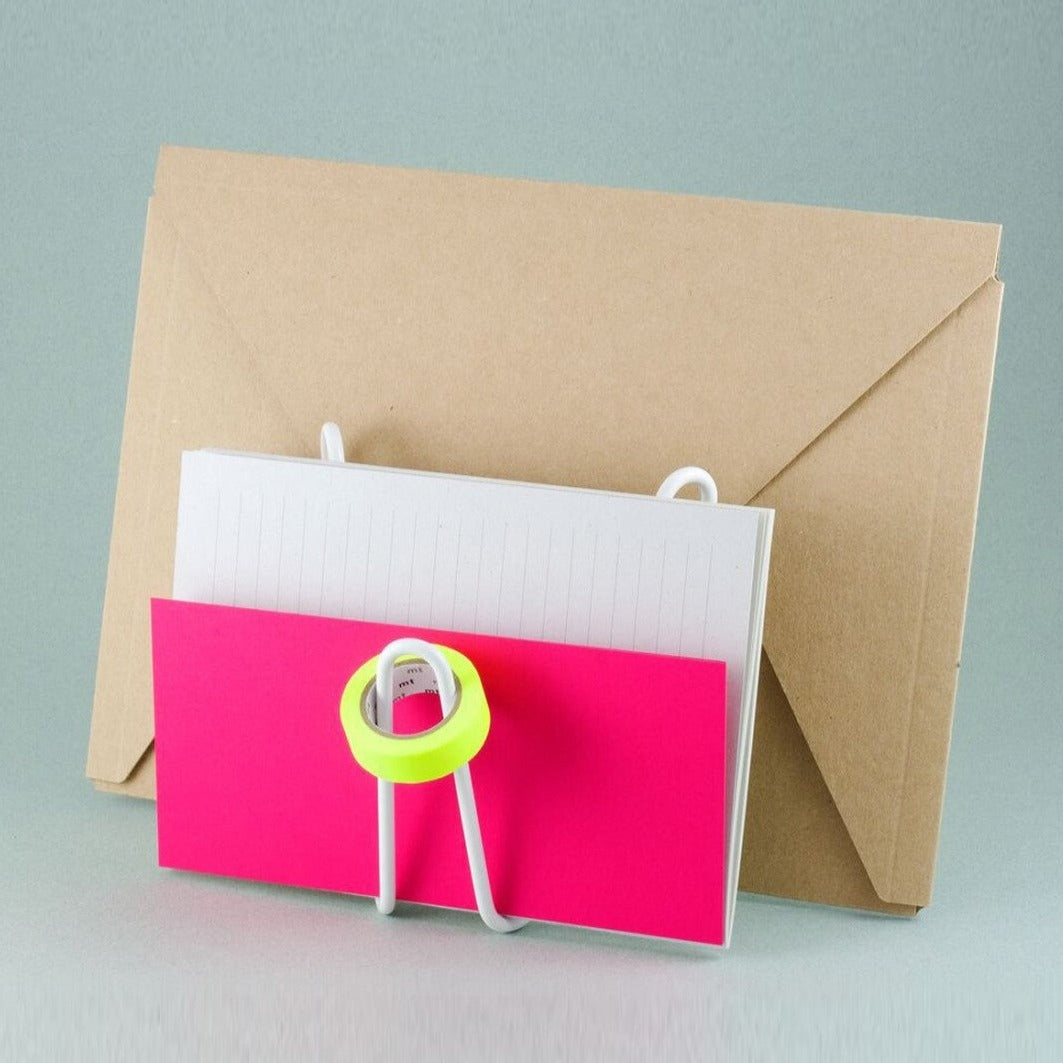 Porte lettres et documents Adónde blanc vue 2