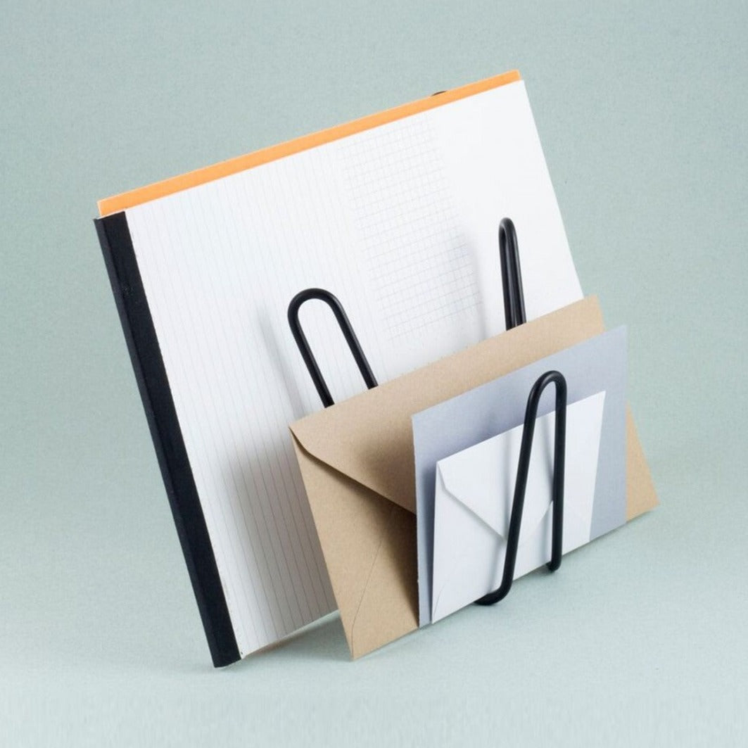 Porte lettres et documents Adónde noir vue 2