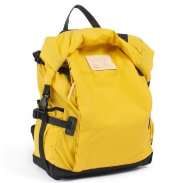 Sac à dos Basile jaune Bleu de Chauffe vue trois-quarts