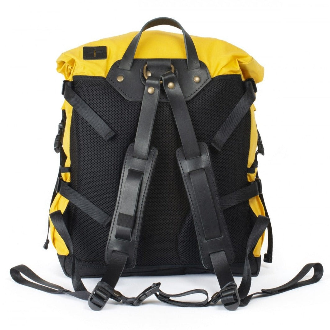Sac à dos Basile jaune Bleu de Chauffe vue dos