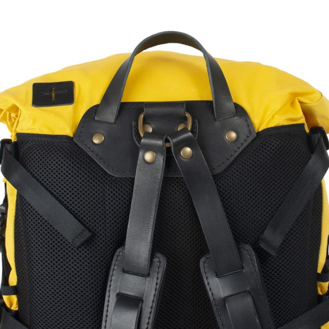 Sac à dos Basile jaune Bleu de Chauffe détails dos