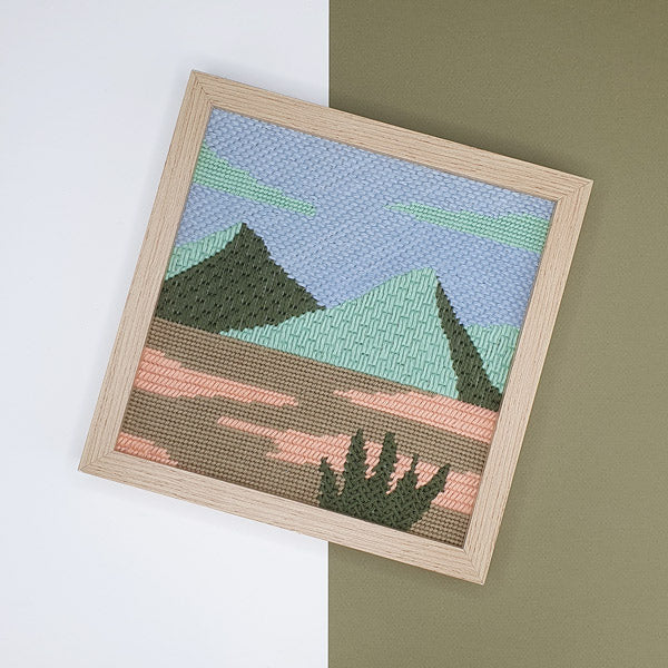 kit canevas arche sur le désert