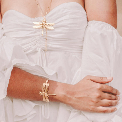 bracelet doré libellule PM
