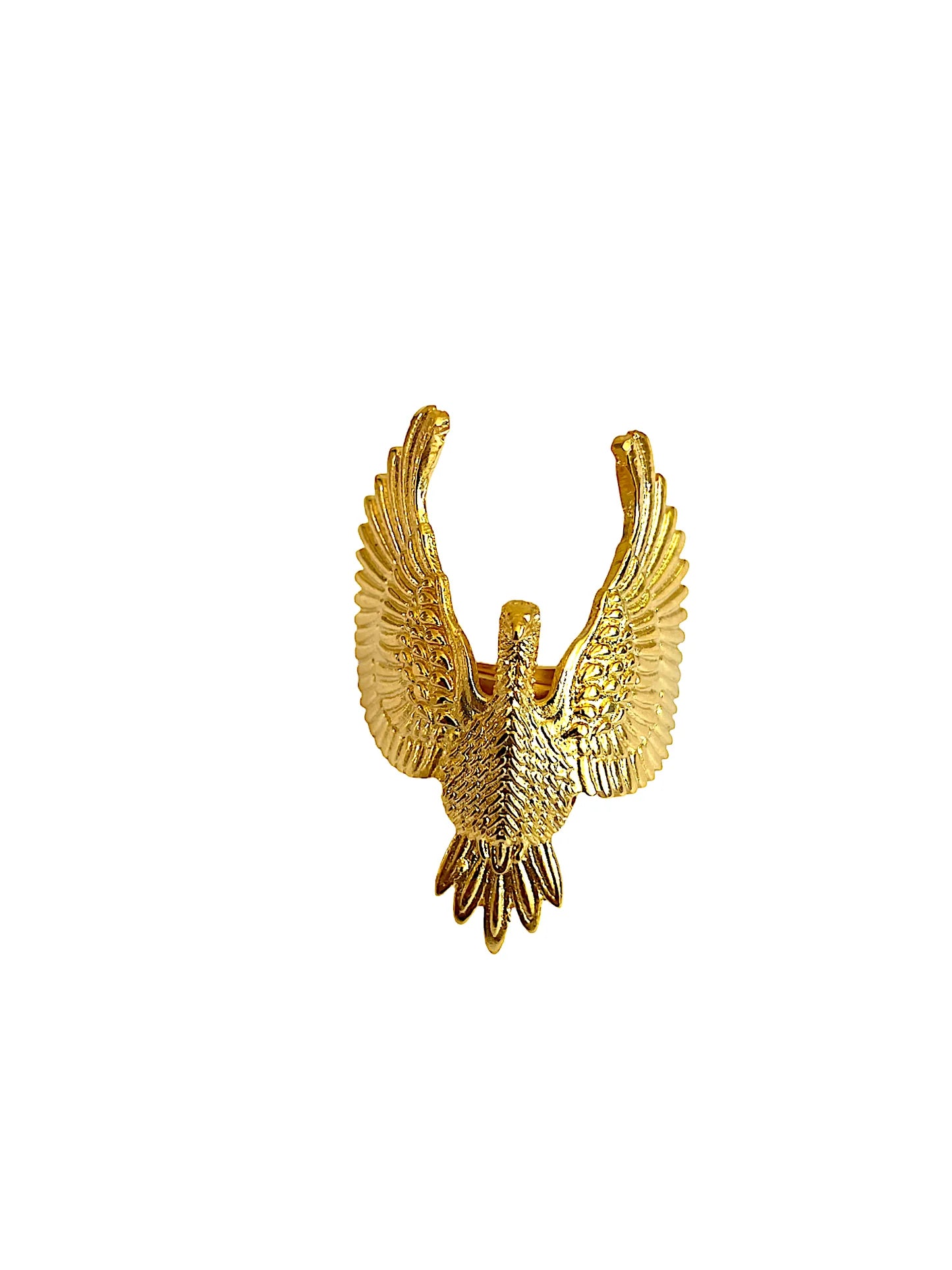 bague doree aigle