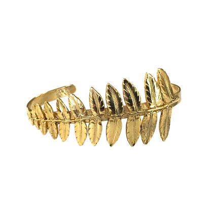 Bracelet Doré Fougère