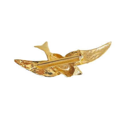 broche doree Bird