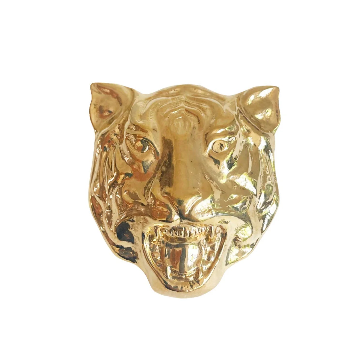 broche doree tiger-Gm