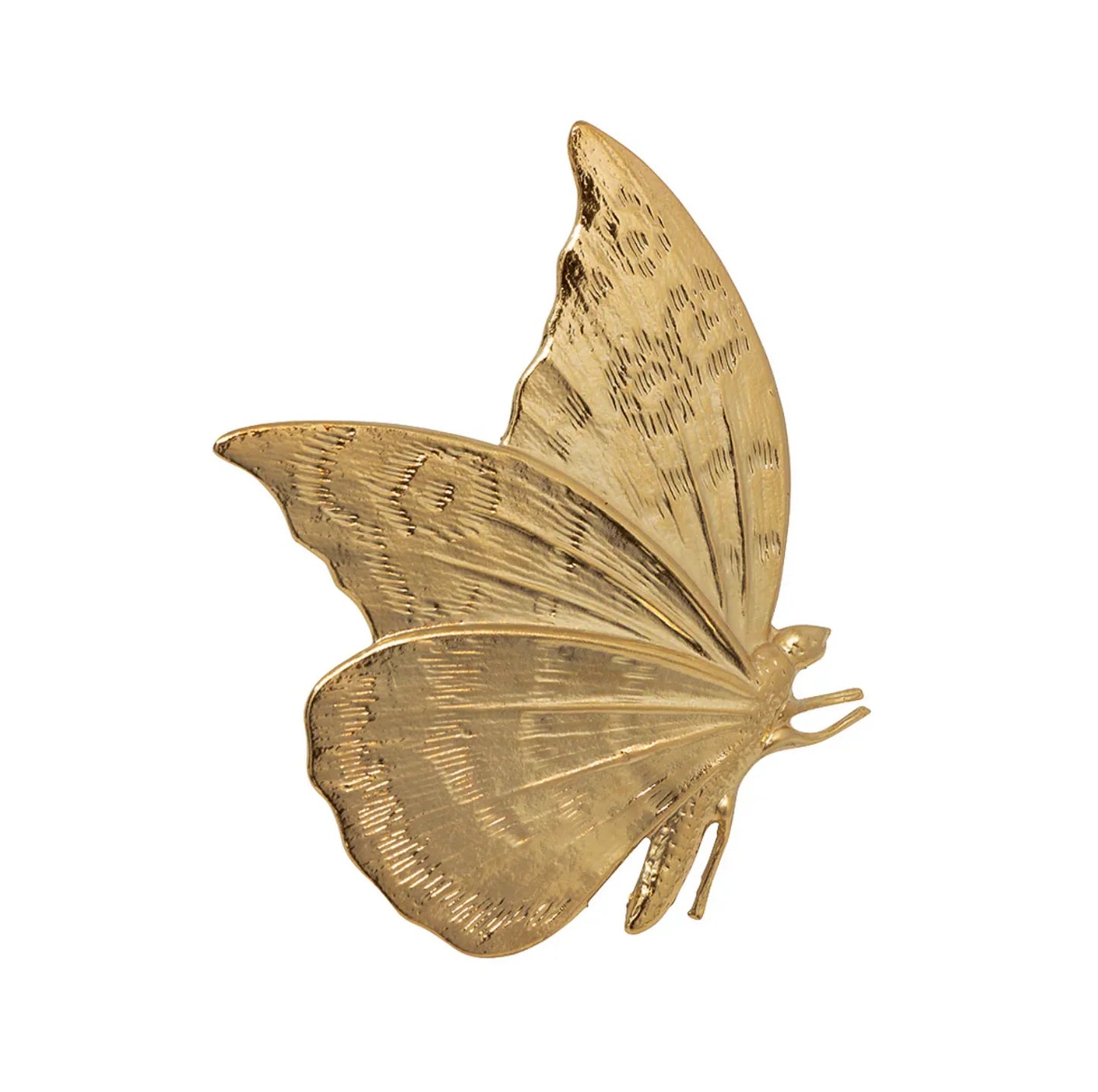 broche doree papillon GM