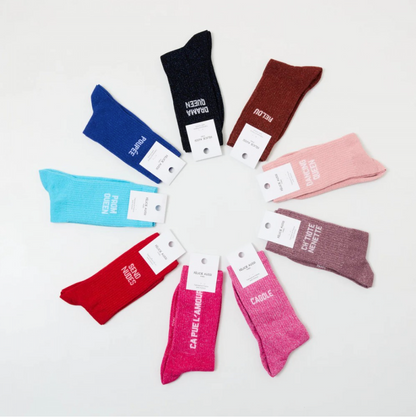 Chaussette "Chaussettes pour prendre son pied"