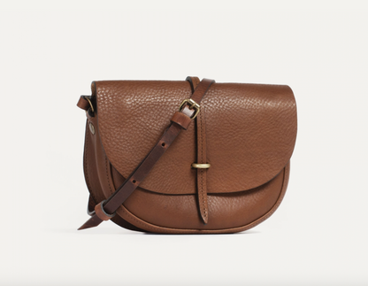 Mini sac postier Java brun ambré