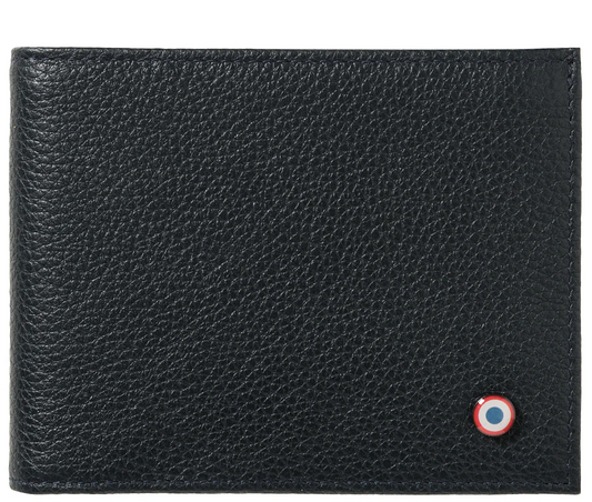 Portefeuilles Arthur Noir Grainé