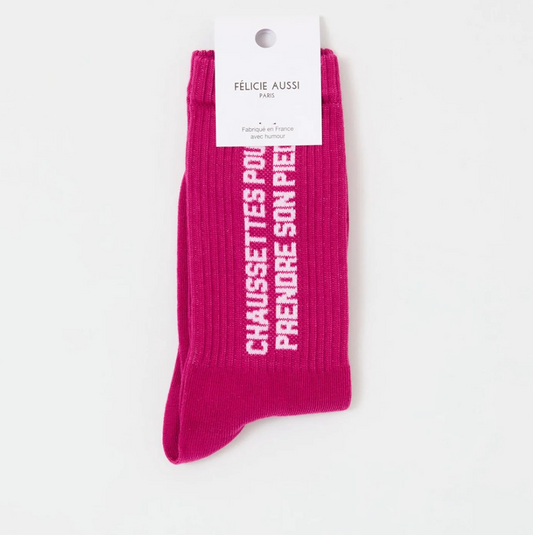 Chaussette "Chaussettes pour prendre son pied"