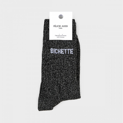 Glitter Connasse socks