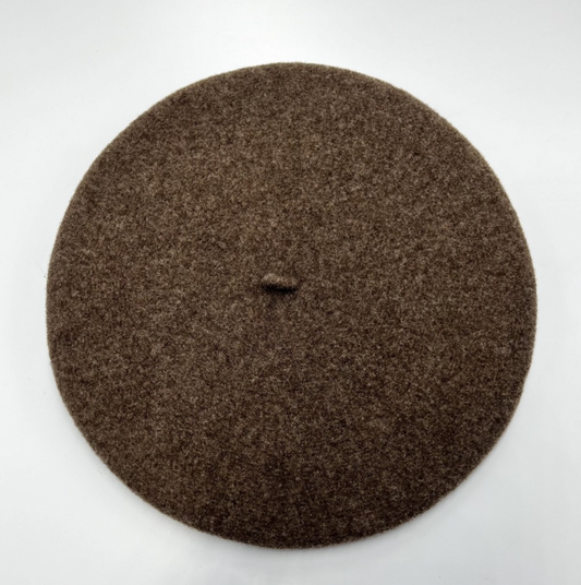 Béret Marron Chiné