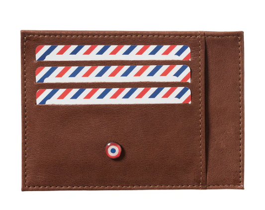 Porte-cartes Paul Cuir Terre Brunie