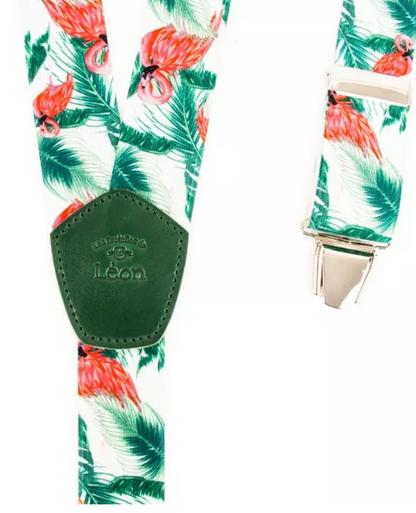 Bretelles Tropicales Flamand Rose