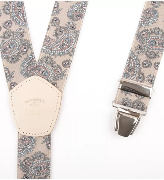 Bretelles Cachemire Beige